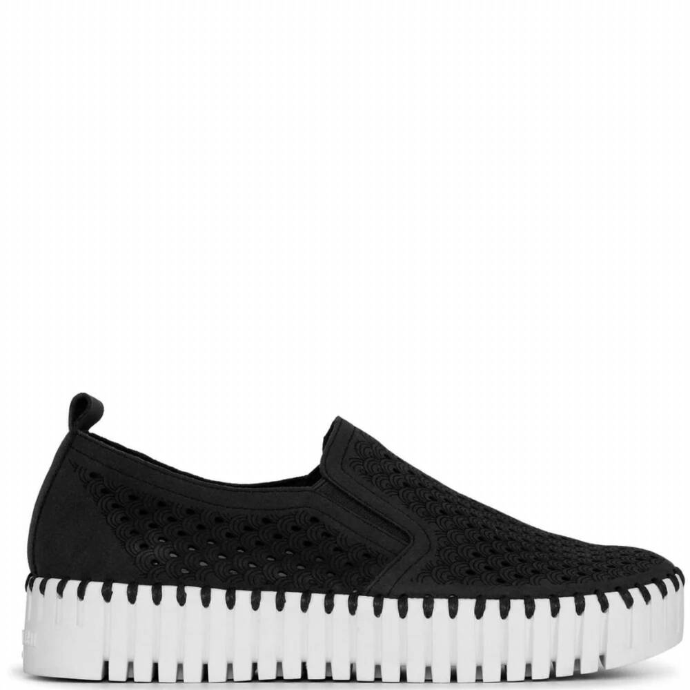 NEW ILSE JACOBSEN women's tulip 141 sneakers in black